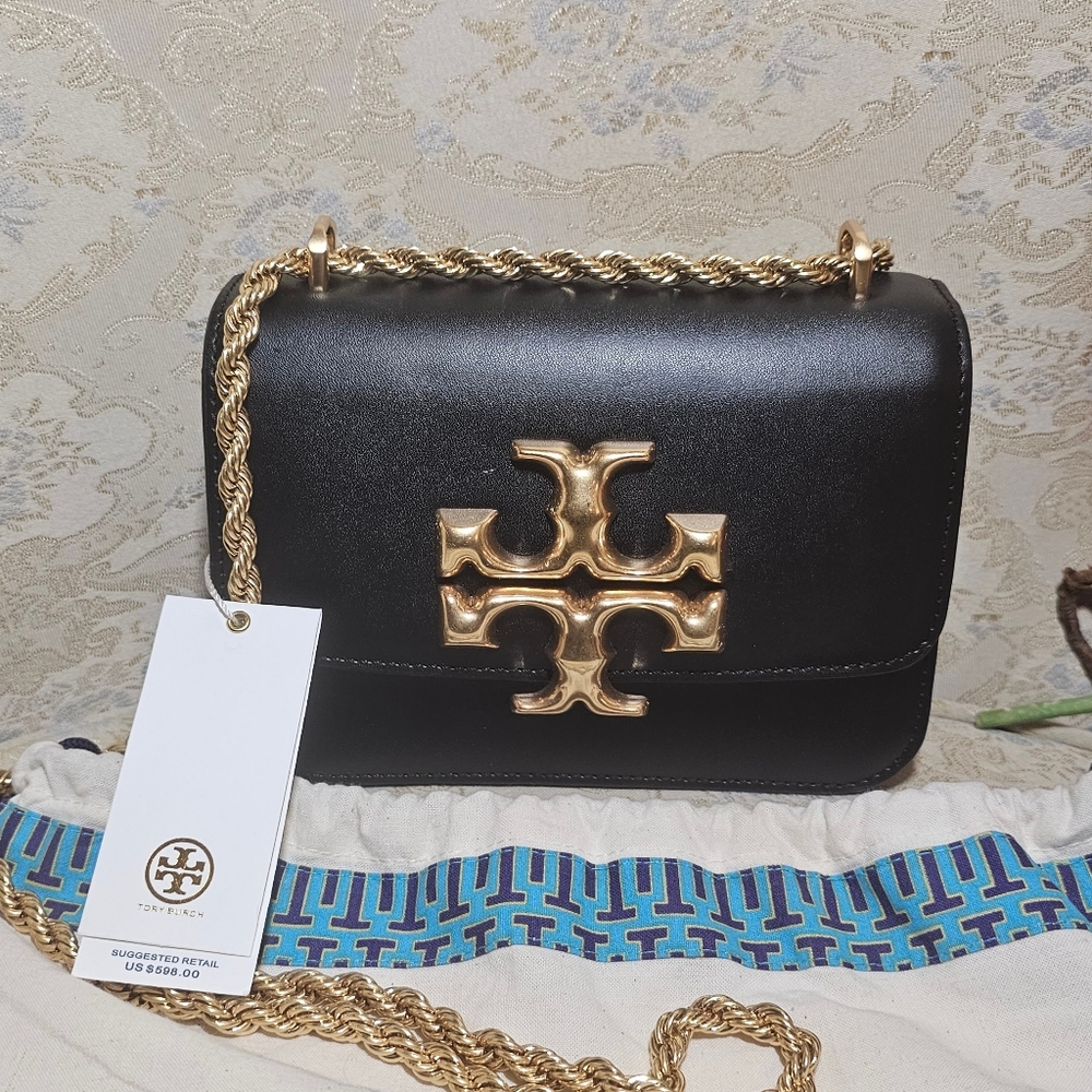 Tory Burch Eleonor Mini Crossbody Leather Bag - Picture 2 of 10